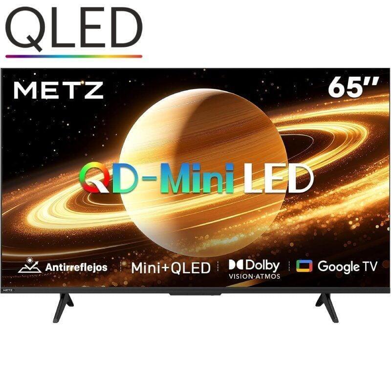 Metz TV QLED Miniled 65MNH7000Z 65' Ultra HD 4K Smart TV Wi-Fi