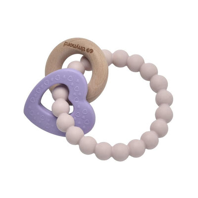 Silicone & Wood Ring Teether