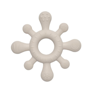 Textured Silicone Teether – Beige
