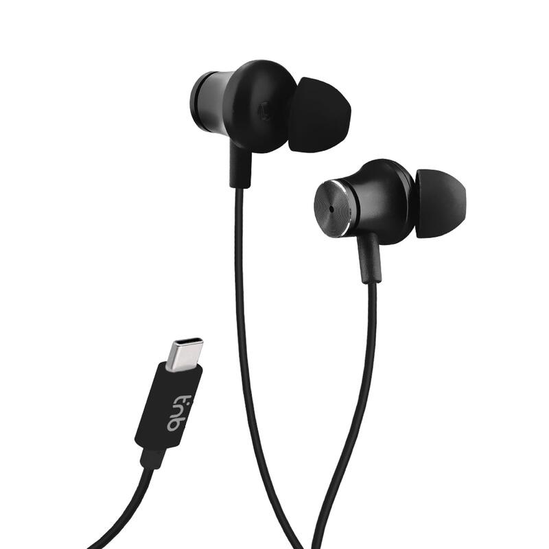 Tnb C-buds - USB-C Earphones With Active Noise Cancelling - Black