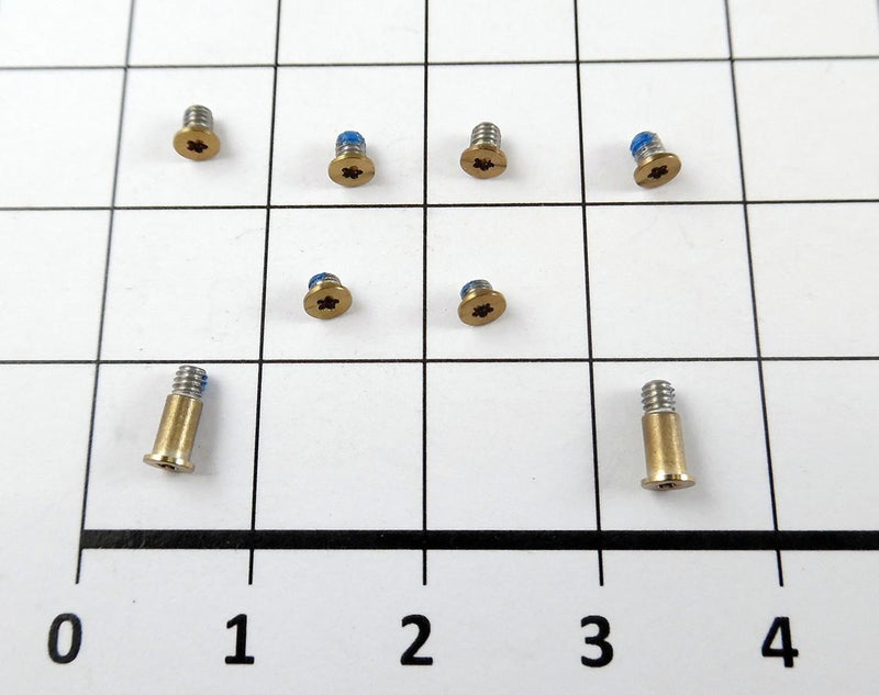 Screws Laptop Apple Macbook A1534 13 Oro 8 Units