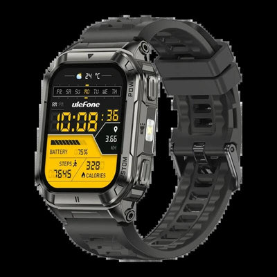 Ulefone Armor Watch Ultra Black Fc 24/7 SPO2 Battery 8 Days — image 1