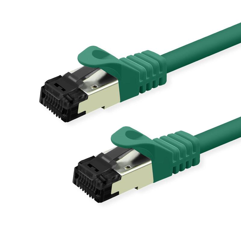 Value S FTP-(pimf-) Network Cable CAT.8 (class I), Lsoh, Litzendraht, Grn, 2M
