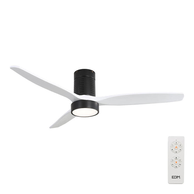 EDM Fan Ceiling Efecto Wood Light LED 3000/4000/6000K Kara