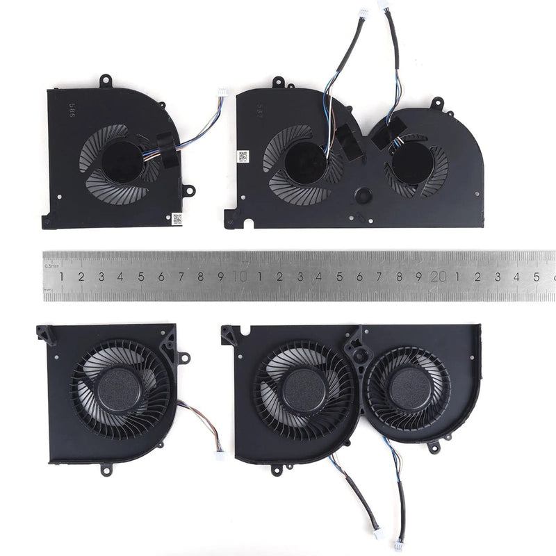 Fans CPU + GPU Laptop Msi 17G1 17G2 GS75 P75 GS75