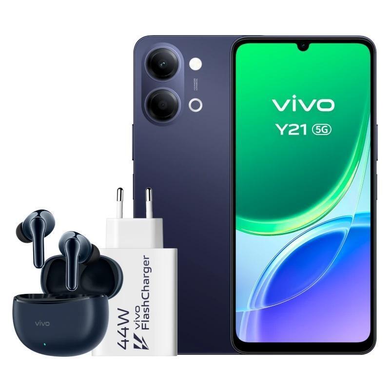 Vivo Y21 5G 4GB( + 4) 256GB Black Charger + Auric.