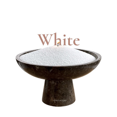 White Unscented Candle Sand Refill, 1kg — image 1